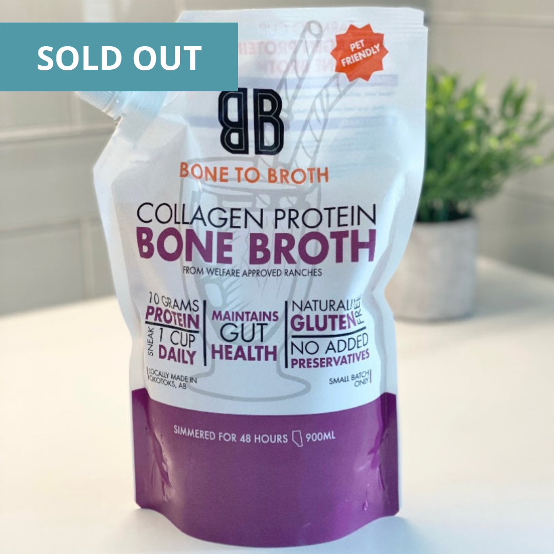 Collagen Protein Bone Broth 900ml Liquid – Frozen