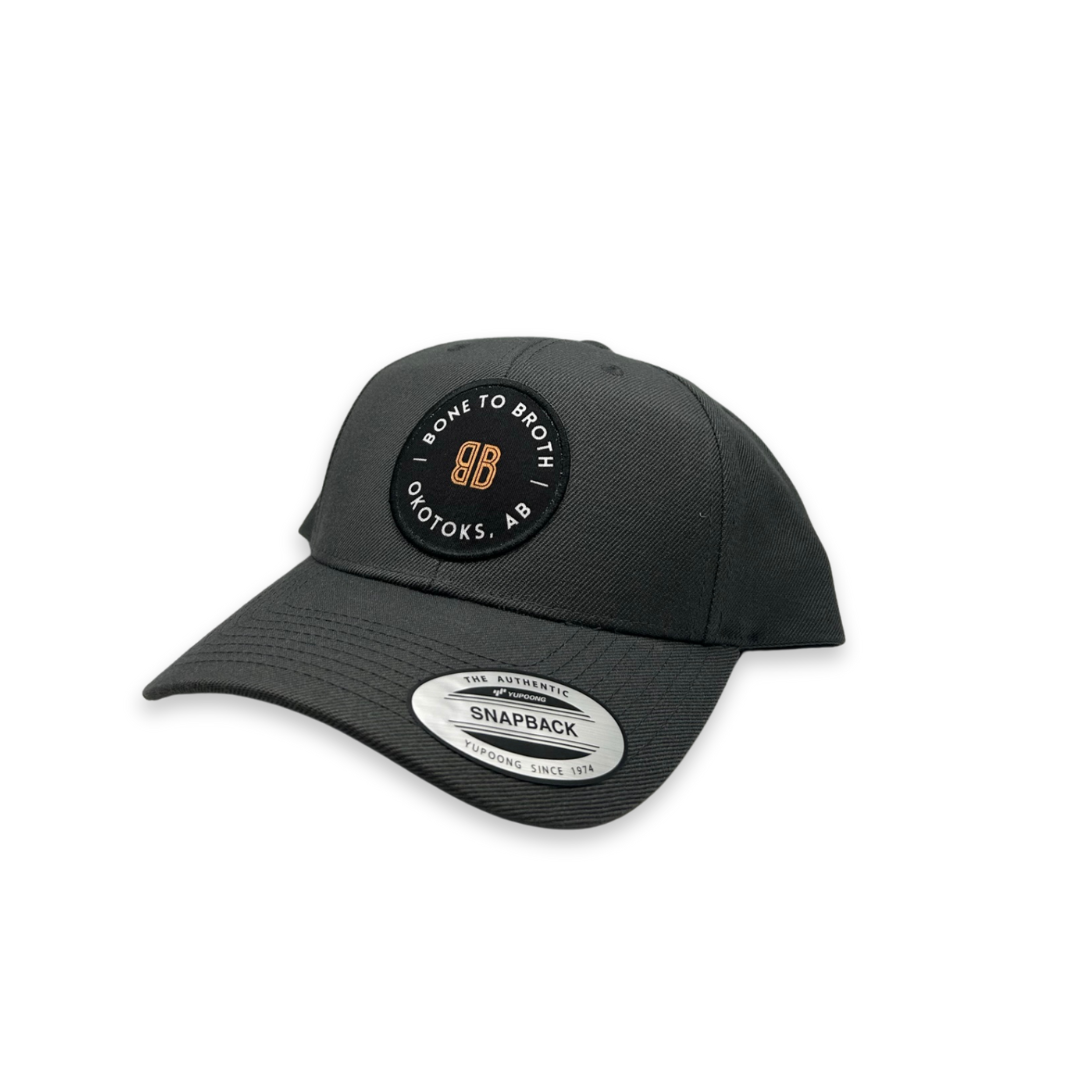 Bone To Broth Baseball Cap Black Patch