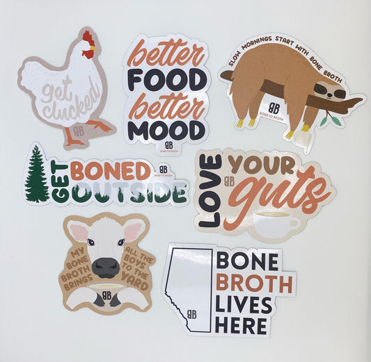 Bone To Broth Stickers