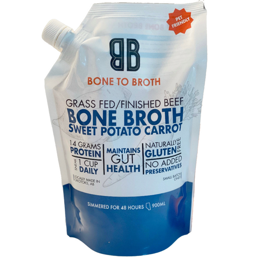 🏷️SALE!! Beef Bone Broth with Sweet Potato and Carrot 900ml liquid, frozen