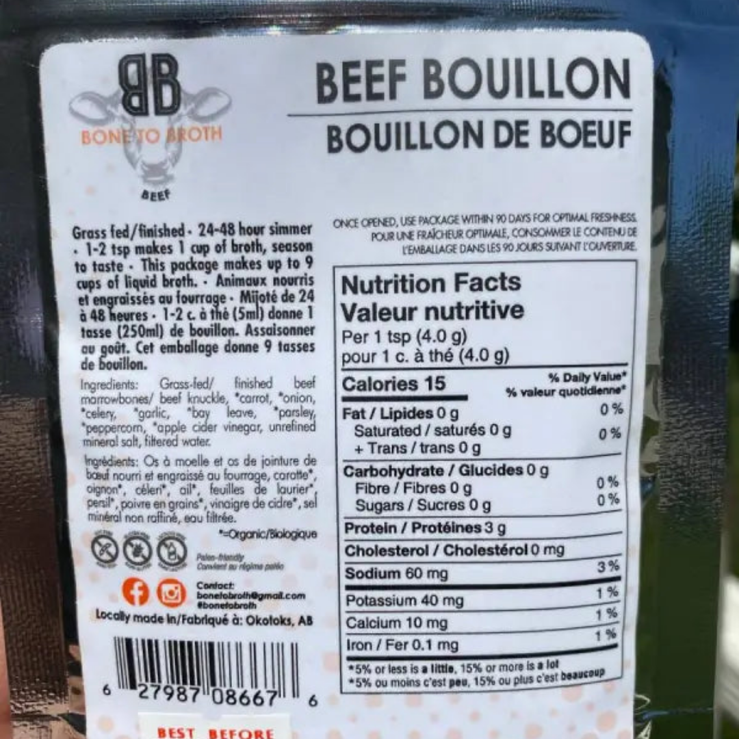 Beef Bone Broth Bouillon 1.5oz